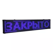 Letrero Led Luminoso Comercial Programable App Wifi 100x20cm