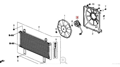 Motoventilador Honda Insight 1.5l 2019-2021 38616-6l2-a02 Foto 3