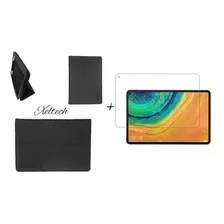 Estuche Tipo Agenda + Vidrio Templado Para Tablet Lenovo M10