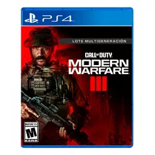 Call Of Duty Modern Warfare Iii Ps4