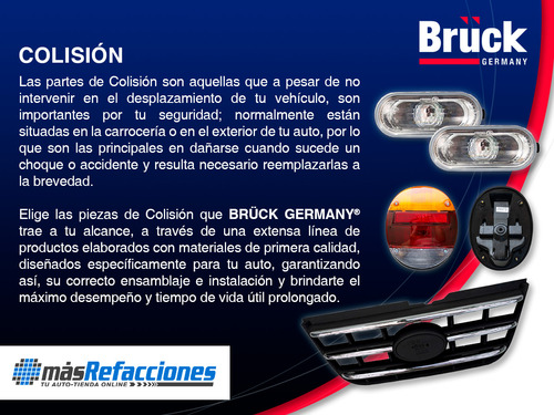 Parrilla S/emblema Para Volkswagen Polo De 2003 A 2007 Bruck Foto 4