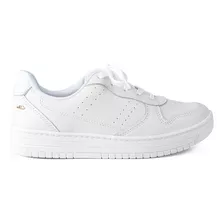 Tênis Dakota Couro Legítimo Casual Branco Flatform G9371