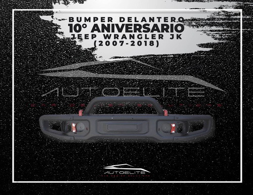 Defensa Facia Bumper Jeep Jk Delantero 10 Aniversario Foto 8