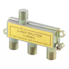 Divisor Splitter De 3 Salidas Fulgore Para Cable Coaxial