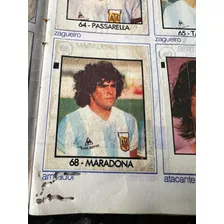 Figurinha Maradona Ping Pong 1982