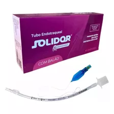 10 Und Tubo Cânula Sonda Endotraqueal C/ Balão Tam 7