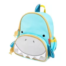 Mochila Infantil Skip Hop Zoo Pack Tubarão Azul E Amarelo