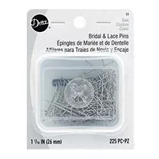 Dritz 33 Bridal & Lace Pins, ******* Pulgadas (225-count).