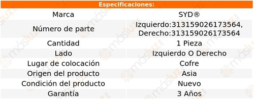 (1) Amortiguador Cofre Izq O Der Mercury Mountaineer 97/01 Foto 2