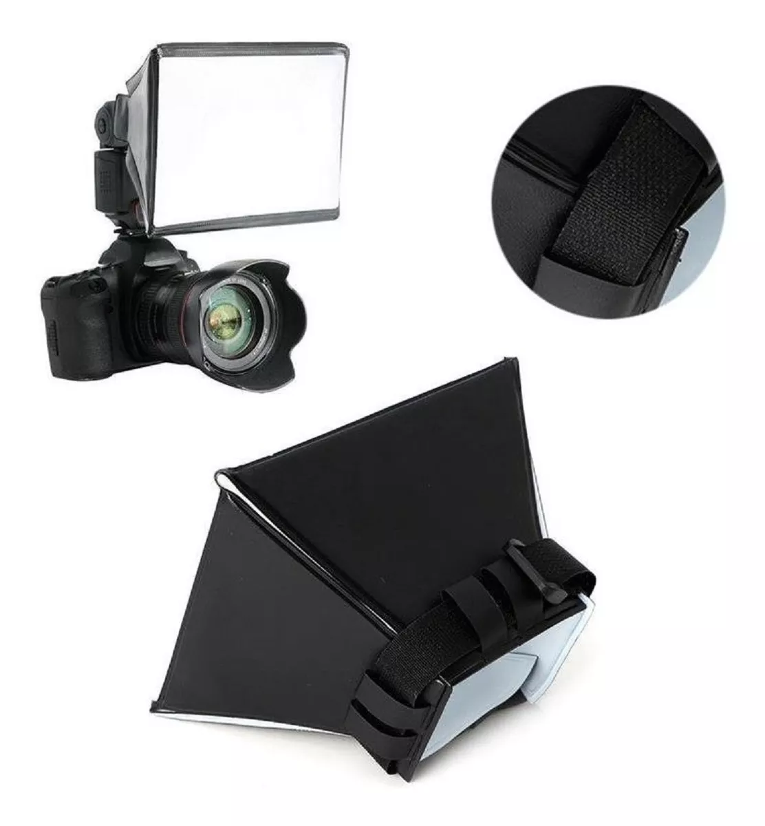 Difusor Mini Softbox Hazzy Universal P/ Flash Canon Nikon