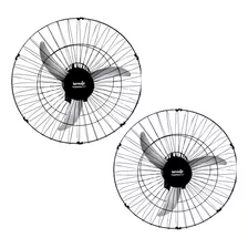 Kit 2 Ventilador Tufão Sprint M3 Parede Bivolt 60cm Lorensid