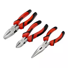 Set X 3 Alicates 3 Piezas Pc152 Redline Herramientas Alicate