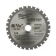 Milwaukee 48-40-4070 5-3 / 8 Pulgadas 30t Ferrous Metal Blad