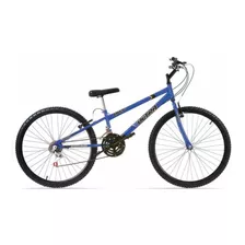 Bicicleta De Passeio Ultra Bikes Bike Rebaixada Aro 24 18 Marchas Freios V-brakes Cor Azul-bebê