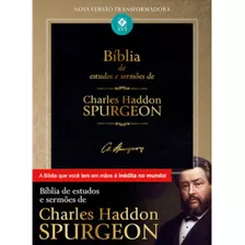 Bíblia Estudo Charles Spurgeon - Nvt | Esboços & Pregações