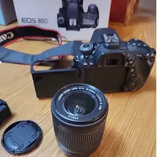 Canon Eos 80d Dslr Camera With 18-135mm+