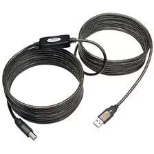 Tripp Lite Usb 2.0 Hi Speed A B Active Repeater Cable (m M)