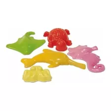 5 Pcts Forminhas De Areia Brinquedo Infantil Colorido Barato