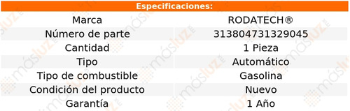 (1) Tensor Accesorios Acura Csx 2.0l 4 Cil 08/09 Rodatech Foto 2