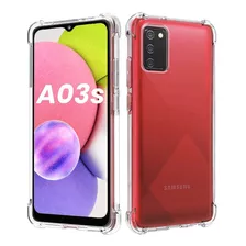 Carcasa Para Samsung A03s Transparente Antigolpe