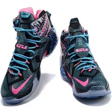 Tênis Nike Lebron 12 Xll Modelo Novo Botinha Caixa Kobe X Xl