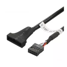 Adaptador Usb 3.0 Para 2.0 Cabo Conversor 19 Pin Para 9 Pin