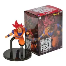 Boneco Action Figure Goku Super Sayajin God Dragonball Super