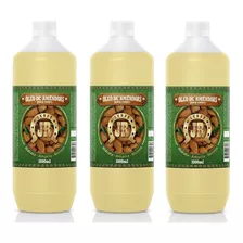 Óleo De Amêndoas Jr - Hidratante De Couro - Kit 3 X 1000ml