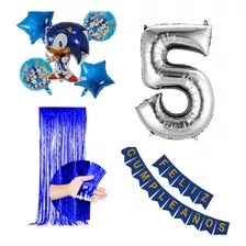 Combos Globos Cumpleaños Sonic (otros Personajes) C Cocoliso