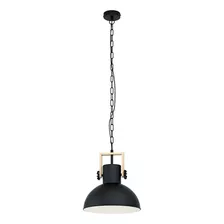 Lampara Colgante Tipo Campana, 43162m, Marca Eglo Color Negro