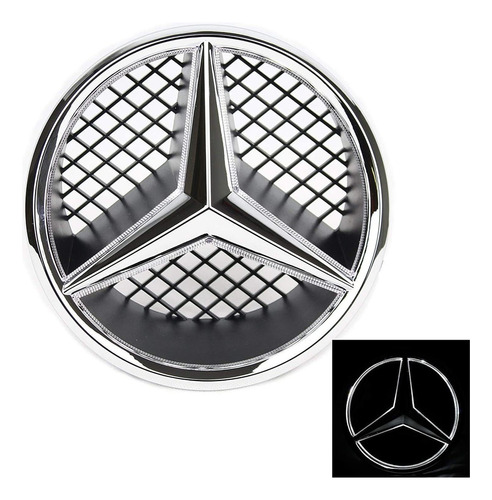 Logotipo Led De Parrilla Delantera Para Mercedes Benz Foto 2