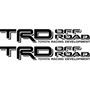 Emblema Toyota Trd Pro Tacoma Hilux Tudra 4runner 2 Piezas