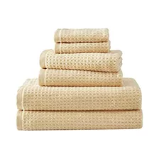 Set De Toallas De Baño Absorbentes (amarillo Nothern P...