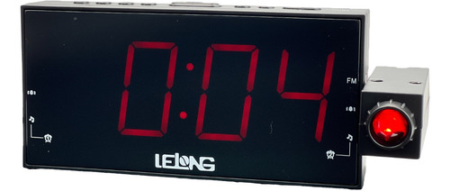 Radio Relógio Despertador Digital Lelong Le-672 Fm Usb E Pro