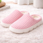 Pantufa Nuvem Antiderrapante Ultra Macio Leve Forrada Fofa Rosa Lisa 35.36 Br