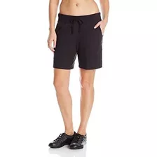 Maillot Hanes Mujer Short, Negro, Mediano.