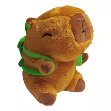 Peluche Capybara Capibara Carpincho Con Mochila