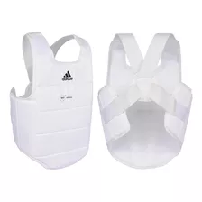 Protetor De Tórax adidas Wkf Branco Logo Preto