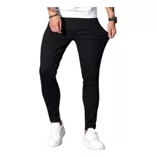 Calça Jeans Preta Masculina Elastano Lycra Direto Da Fabrica