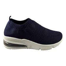 Zapatilla Tela Todopiel Zay17 Navy