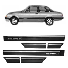 Kit Borrachão Friso Lateral Chevette Dl 2 Portas 1987/1994 