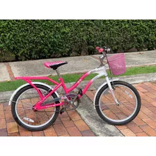 Bicicleta De Barbie De Paseo Rosada Para Niños