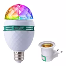 Lâmpada Led Globo Colorido Giratório Para Festa Discoteca Dj 110v/220v