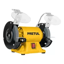 Esmeril De Banco Pretul 1/6 Hp 120w 5 PuLG Eba-5p 29994 Color Amarillo Frecuencia 60 Hz 127v