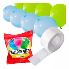 Pegamento Para Globos Tipo Gota De Silicona 100 Unidades