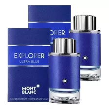 Paquete Mont Blanc Explorer Ultra Blue 100ml Caballero 2 Pzs