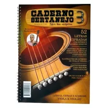 Caderno Sertanejo Vol 3 Músicas Cifradas Para Viola E Violão