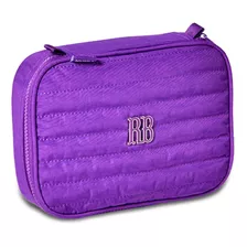 Estojo Rebecca Bonbon Box Organizador Escolar Grande Meninas Cor Roxo