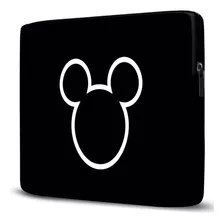 Capa Para Notebook Mickey Preto