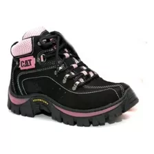 Bota Cat Em Couro Legitimo Feminino Promo Palmilha Gel 300!